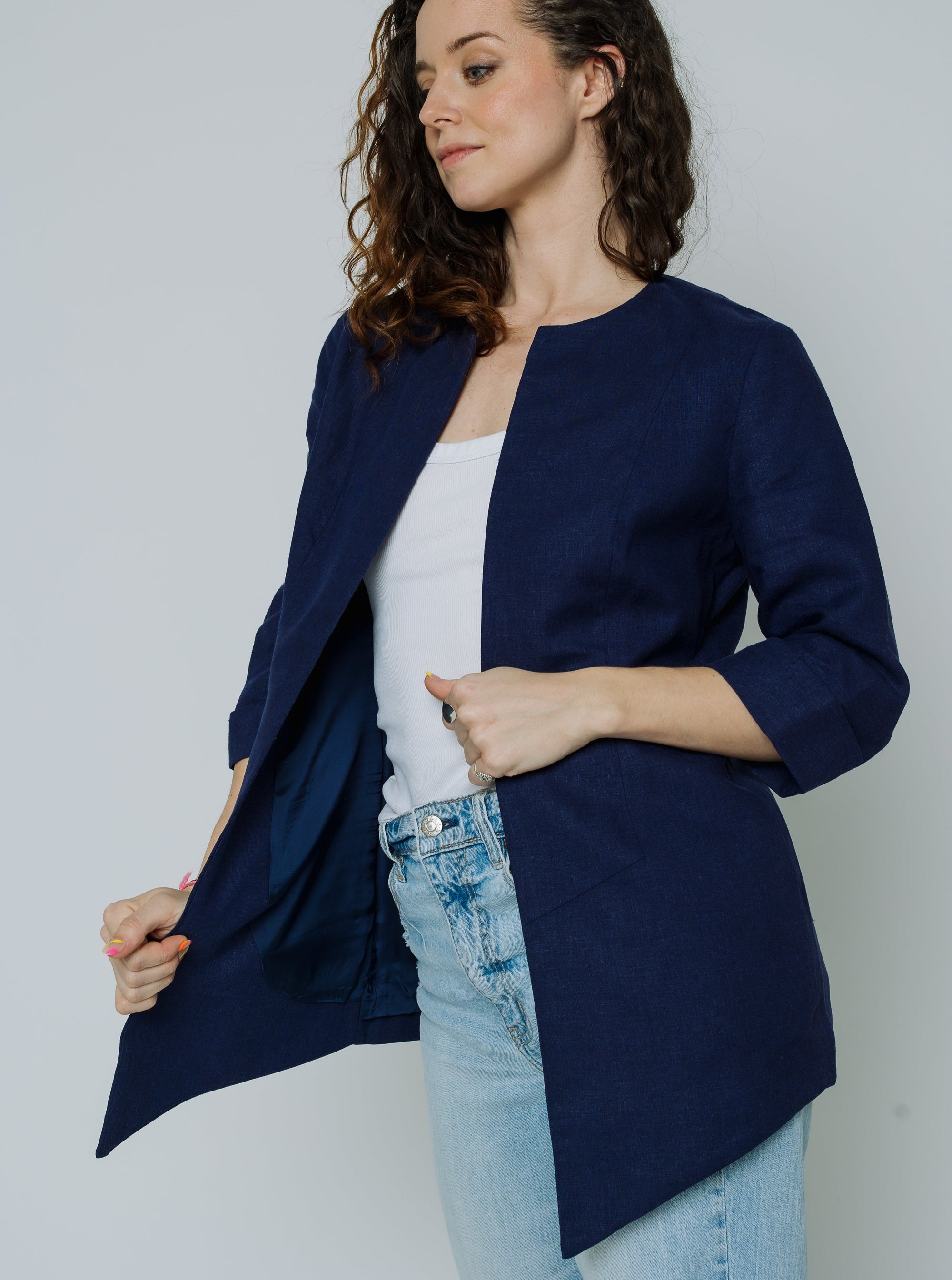 Emma Jacket (Navy)