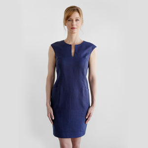 Wallis Evera's Lila Dress - Hemp Lyocell (Front View)